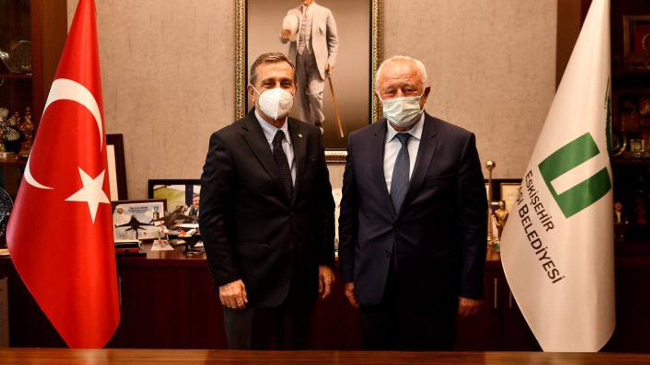 Erdoğan Ayata'dan Başkan Ataç'a ziyaret