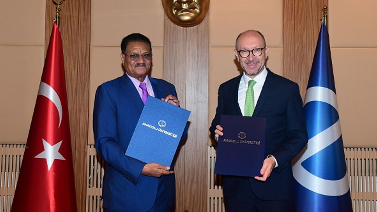 Anadolu Üniversitesi ile Sudan Ulusal Üniversitesi arasında iş birliği protokolü imzalandı