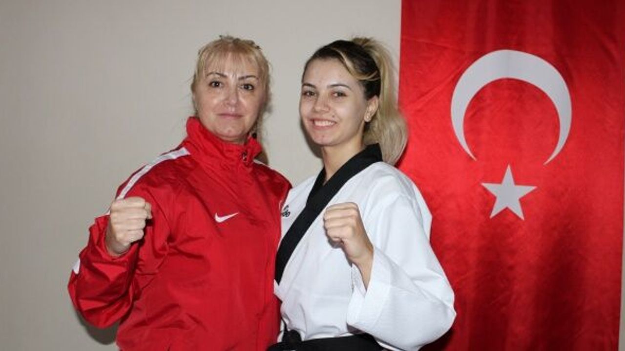 Annesinin izinden giderek uluslararası bir tekvandocu oldu