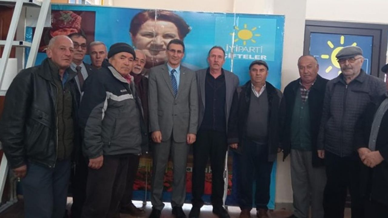 Ramazan Gültekin'den İYİ Parti Çifteler'e ziyaret