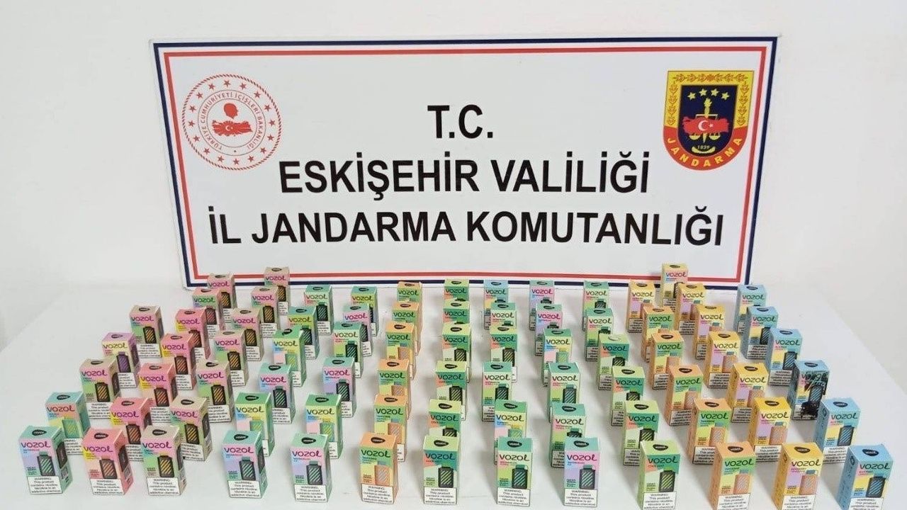 Eskişehir'de 80 adet kaçak elektronik sigara ele geçirildi