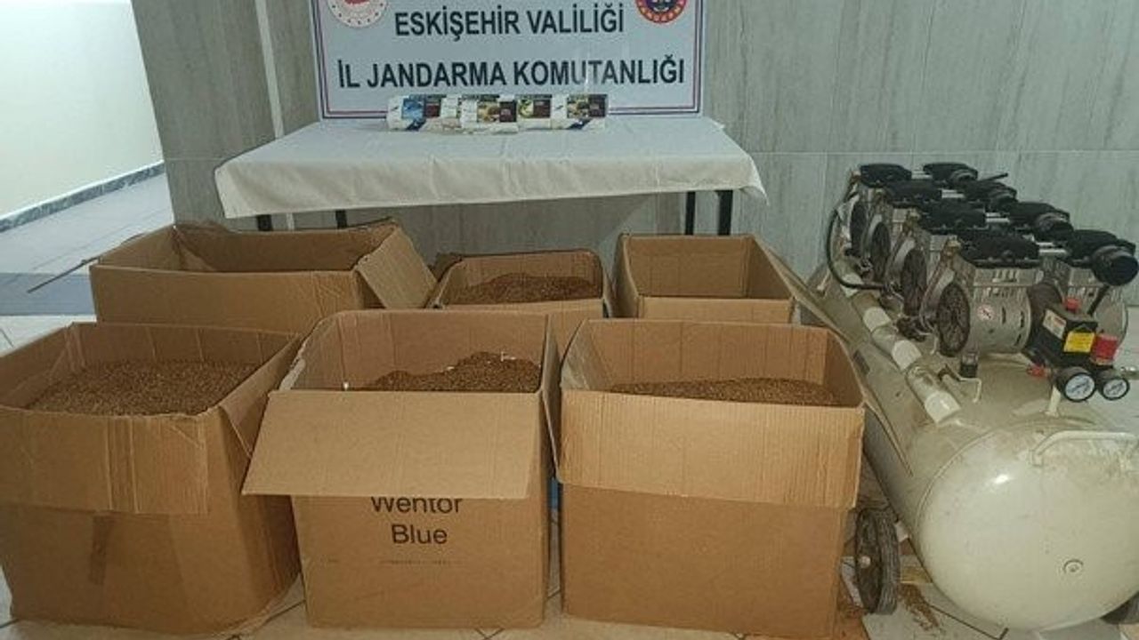Eskişehir'de 35 bin liralık kaçak tütün operasyonu