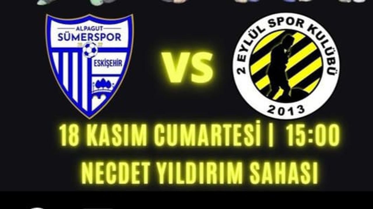 Süper Amatör'de dev maç: A.Sümerspor 2 Eylül SK'yı ağırlıyor