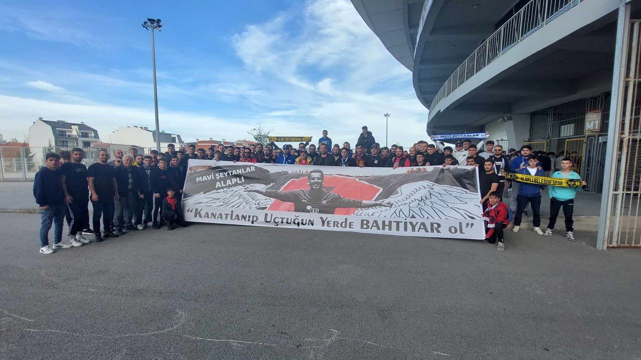 Alaplı taraftarlarından Eskişehirspor'a duygusal jest