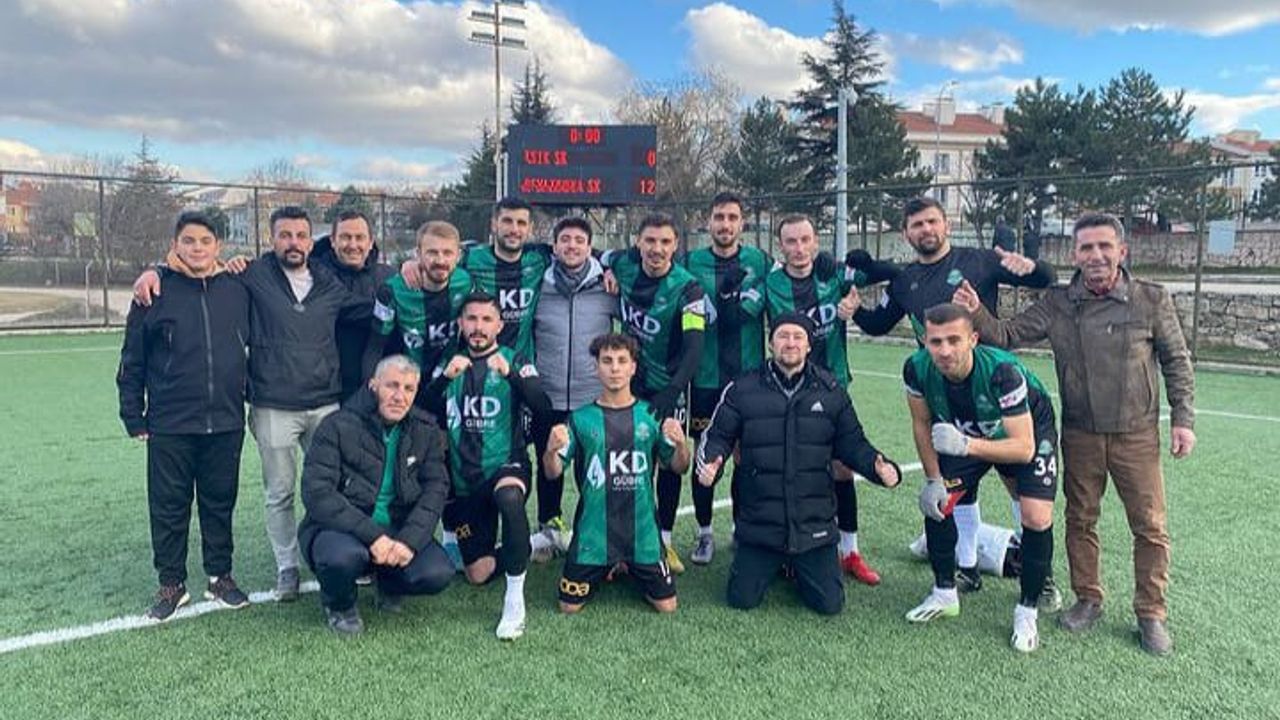 Lider Beylikovaspor Işıkspor'a gol oldu yağdı