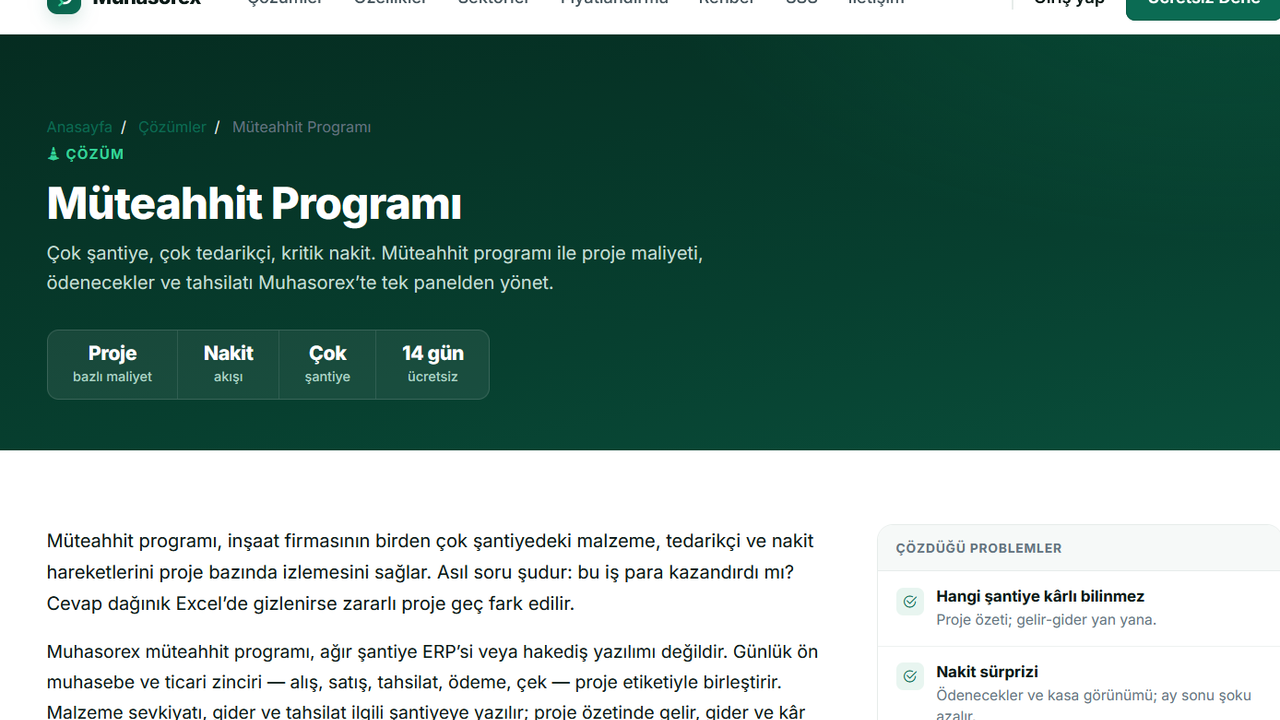 muhasorex.com ile Fiyat Sahaya Bağlanıyor