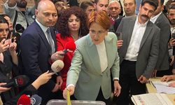 İYİ Parti Genel Başkanı Akşener, oyunu kullandı