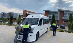Jandarma ekiplerinden okul servislerine denetim