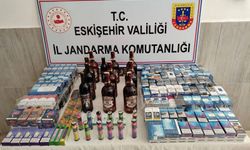 Eskişehir'de kaçak sigara ve alkol operasyonu