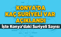 Konya'da kaç suriyeli var açıklandı: İşte Konya'daki suriyeli sayısı