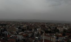 Eskişehir’de toz taşınımının etkisi havadan görüntülendi