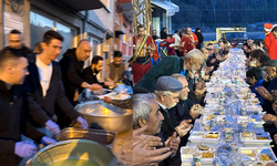 Eskişehir'de gençlerden mahalleye iftar yemeği