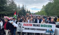 Eskişehir'de Filistin’e destek yürüyüşü gerçekleştirildi