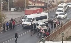 Köprüde kaza: Trafiği felç etti