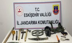 Kaçak kazıya jandarmadan suçüstü