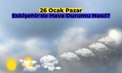 Eskişehir’de ne giymelisiniz? 26 Ocak Pazar Eskişehir’de hava durumu nasıl?