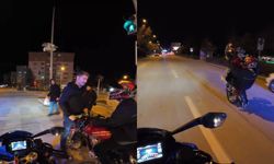 Trafiği tehlikeye attığı tespit edilen motosiklet sürücüsü Eskişehir polisi tarafından yakalandı