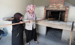 Dikiş grubu üyeleri içli pideyle dayanışmayı pekiştirdi