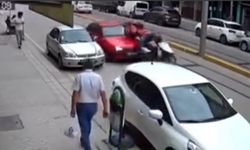 Eskişehir'de motosikletli Kuryeye Otomobil Çarptı