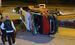 Eskişehir’de takla atan minibüs hurdaya döndü: 1 kişi yaralı
