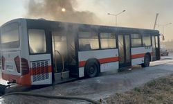 Eskişehir’de Belediye otobüsü alev aldı: 1 yolcu yaralandı