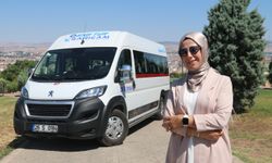 Servis şoförü kadının azimli hikayesi