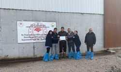 Mahmudiye’nin İlk Ari Hayvancılık İşletmesine Sertifika Teslim Edildi