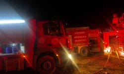 Alpu’da Çiftlik Yangını: Binlerce Saman Balyası Kül Oldu