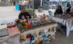 Renkli Örgü Ürünlere Yoğun İlgi