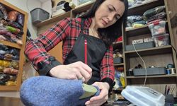 Rusya’da Öğrendiği Keçe Ustalığını Eskişehir’de Yaşatıyor