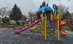 Eskişehir’de Dondurucu Soğuklar Çocuk Parklarını Sessizliğe Bürüdü
