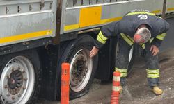 Eskişehir Çevre Yolunda Tır Yangını Facianın Eşiğinden Dönüldü