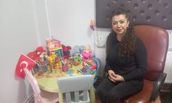 Gültepe Muhtarı Canan Özkara'dan minik mahalleliye özel oyun köşesi