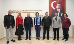Yeni Sendika yönetiminden Başkan Ayşe Ünlüce’ye hayırlı olsun ziyareti