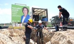 Yaşar Kemal Caddesi’ne 2.8 km yeni içme suyu hattı