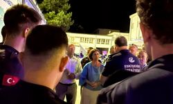 Başkan Ayşe Ünlüce'den yaralı itfaiye personeline hastanede geçmiş olsun ziyareti
