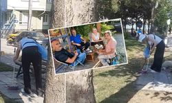 Gönüllülerden Park Temizliği