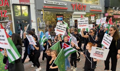 Eskişehir’de Çerkes Soykırımı'nın 161. yılına yürüyüşle anma