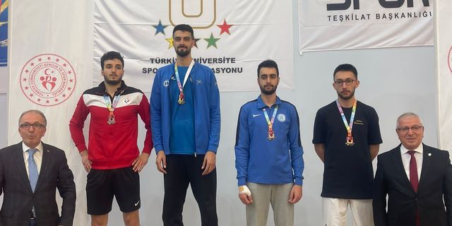 Anadolu Üniversiteli sporcudan Bartın’da altın madalya