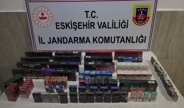 21 bin TL değerinde kaçak sigara ele geçirildi