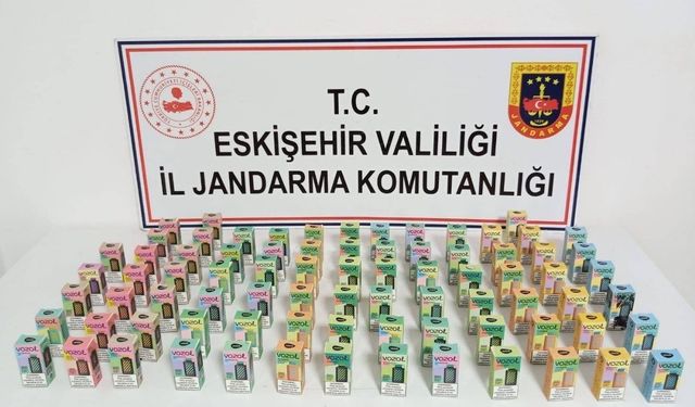 Eskişehir'de 80 adet kaçak elektronik sigara ele geçirildi