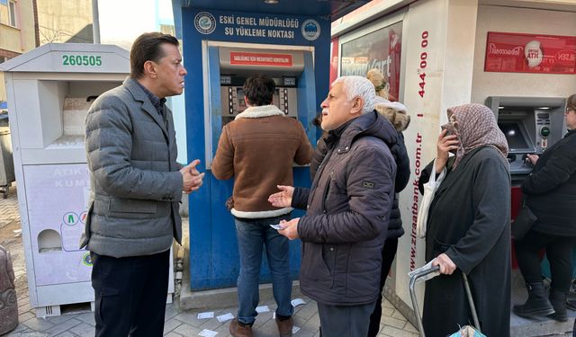 Hatipoğlu ‘sumatik’ kuyruğu oluşturan vatandaşlara çözüm sözü verdi