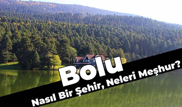 Bolu'yu Bolu Yapan Özellikler Hangileri? Bolu Nasıl Bir Şehir?