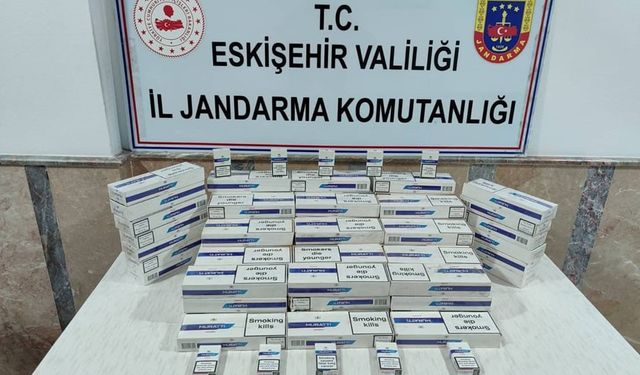 Eskişehir'de kaçak sigara operasyonu