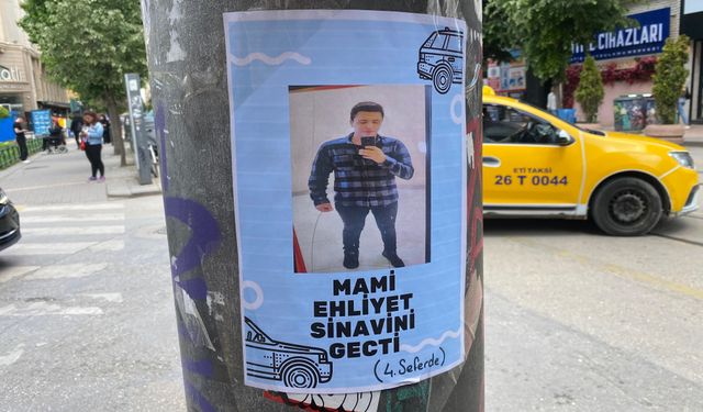 Eskişehir'de asılan broşür vatandaşları güldürdü