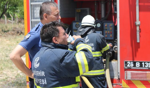 Eskişehir’de süt ürünleri fabrikasında yangın: Bir kişi yaralandı