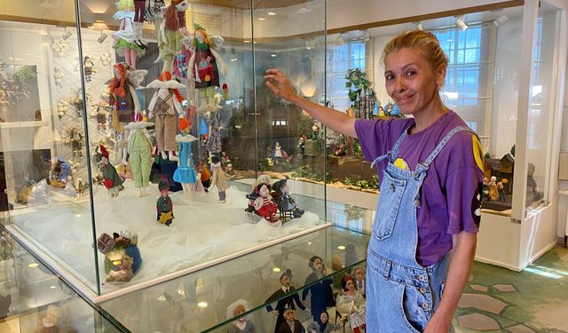 Eskişehirli sanatçı Arzu Özer, bez bebek sanatını müzeye dönüştürdü