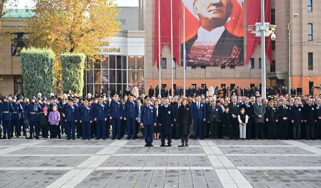 ATA'mız vefatının 87.yılında törenle anıldı