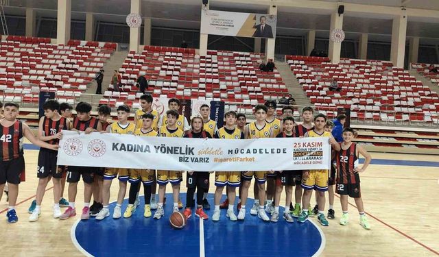 Genç Sporculardan Kadına Şiddete Karşı Anlamlı Mesaj