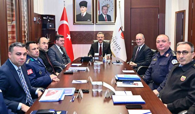 Eskişehir’de Güvenlik ve Asayiş Toplantısı Yapıldı